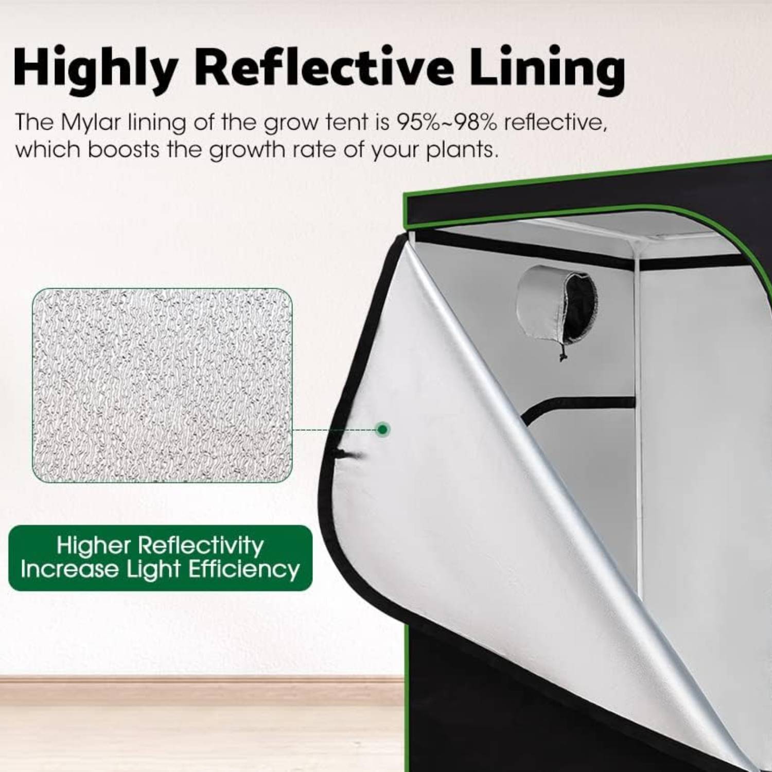 Indoor Grow Tent, 59in: image 4