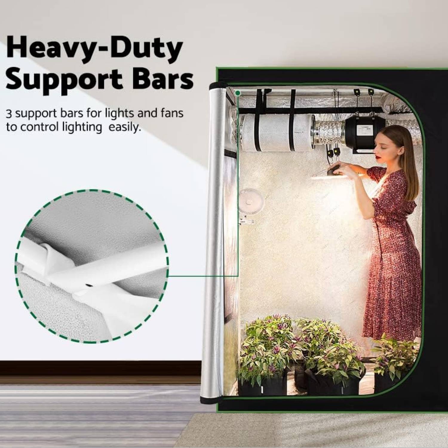 Indoor Grow Tent, 59in: image 7