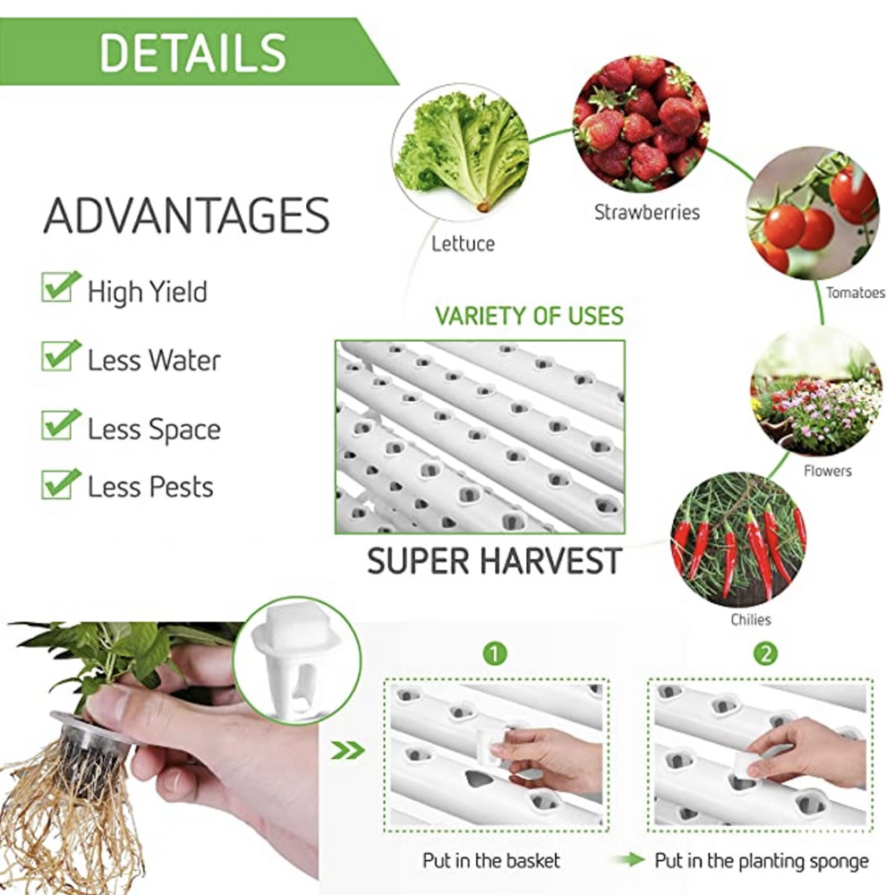 108 Cup NFT Hydroponic System: image 8