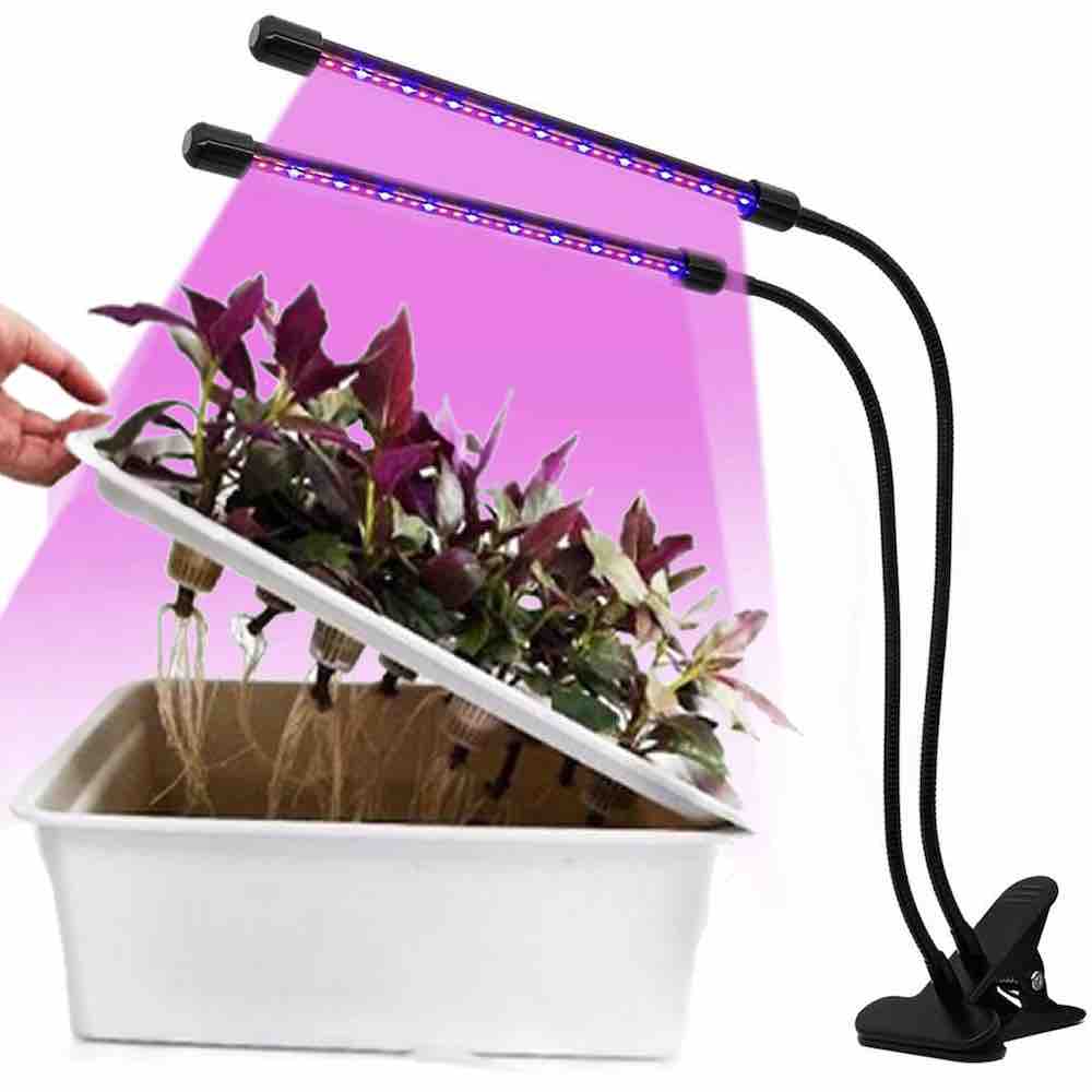 LED Grow Light, Dual Head Clip Lamp